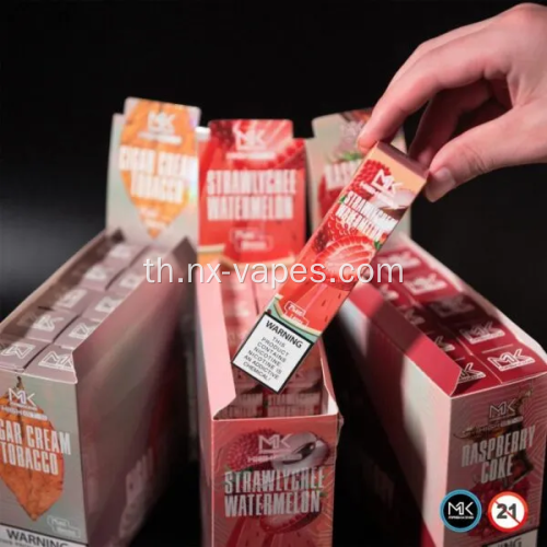 ใหม่ MASKKING GTS 2500 Puffs vape แบบใช้แล้วทิ้ง